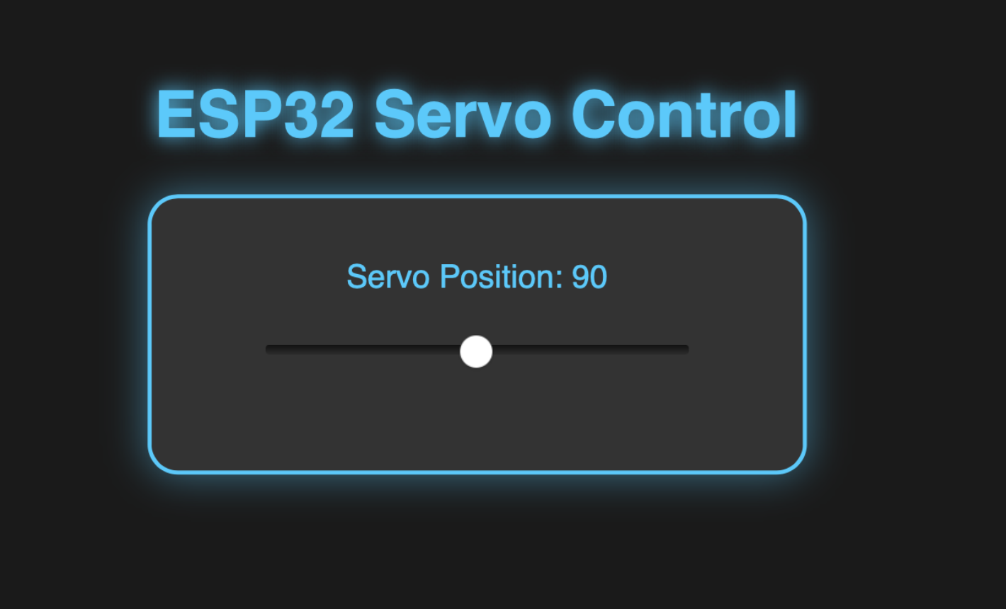 Servo Control UI Image